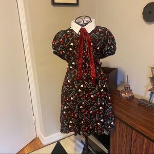 Hell Bunny Bisous Lipstick Lips Dress